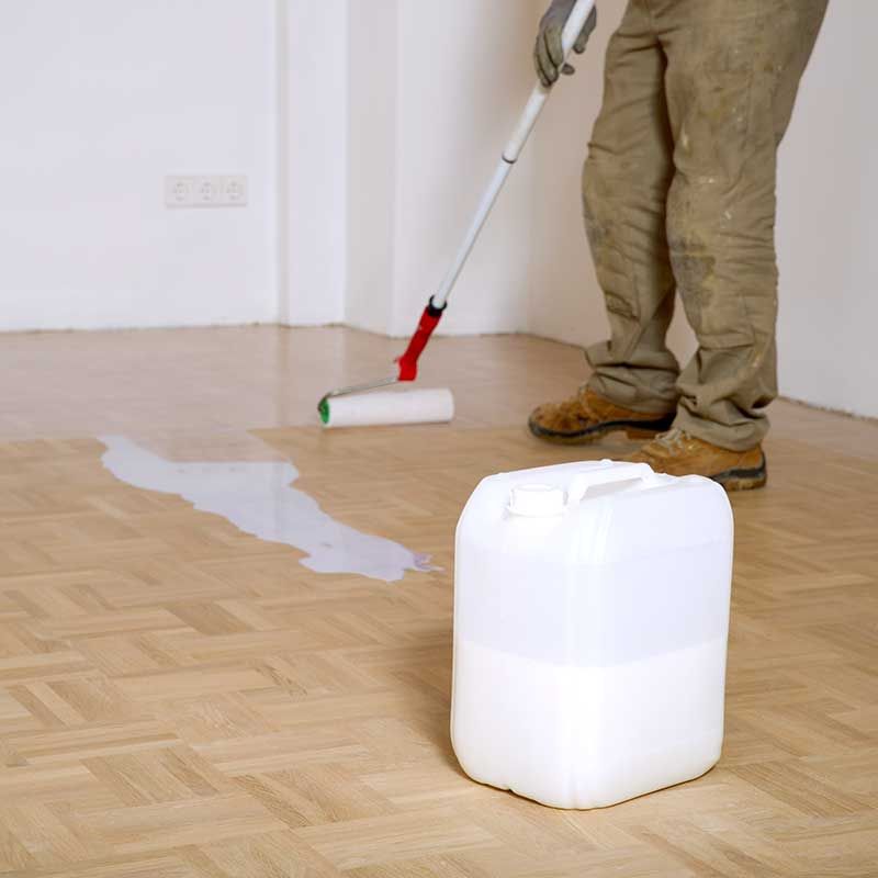 Fußbodenversiegelung vor Bauübergabe (Bauschluss)