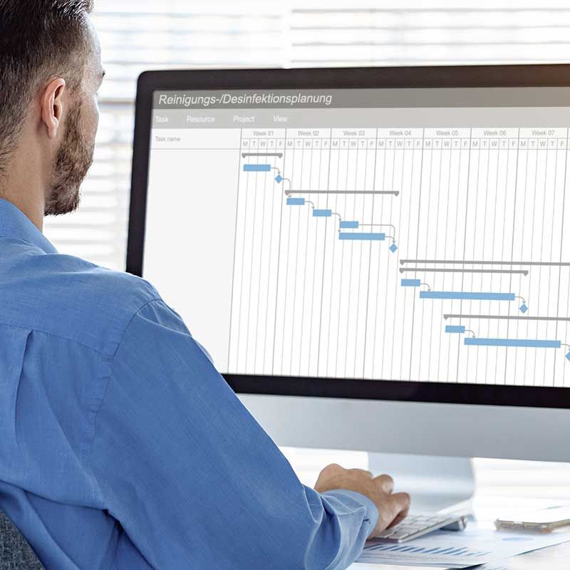 Reinigungs- und Desinfektionspläne in der Pflege oder im medizinischen Bereich